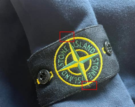 fake stone island clothing|real stone island badge.